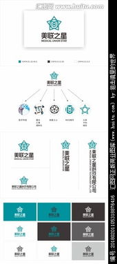 美聯(lián)之星科技公司標(biāo)志設(shè)計 激發(fā)創(chuàng)意懸賞，匯圖網(wǎng)助力網(wǎng)絡(luò)技術(shù)企業(yè)形象構(gòu)建